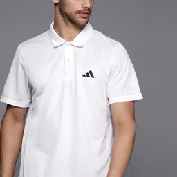 ADIDAS Brand Logo Detail Train Essentials Training Polo T-shirt-picture-45