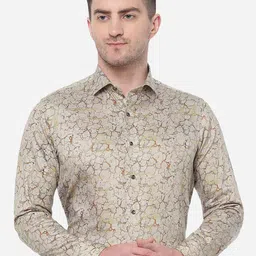 JB STUDIO Men Slim Fit Abstract Printed Formal Shirt-picture-43