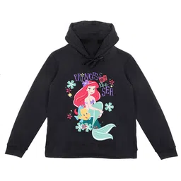 Wear Your Mind Girls Mermaid Printed Hooded Sweatshirt-picture-37