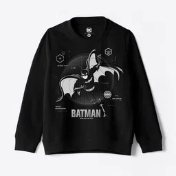 YK Warner Bros Boys Batman Printed Long Sleeves Pullover Sweatshirt-image-82