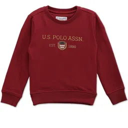 U.S. Polo Assn. Kids Boys Typography Printed Cotton Sweatshirt-picture-24