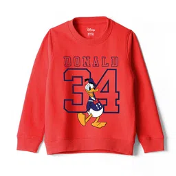 Wear Your Mind Boys Donald Duck Printed Cotton Sweatshirt image 1