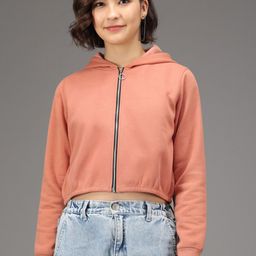 Kotty Women Pink Hooded Sweatshirt-picture-45
