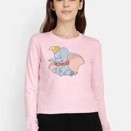 Free Authority Women Pink Dumbo Printed Sweatshirt-picture-49