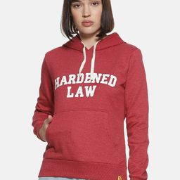 Campus Sutra Women Maroon Printed Sweatshirt-picture-49