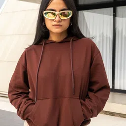 COLOR CAPITAL Hooded Pure Cotton Pullover Sweatshirt-picture-10