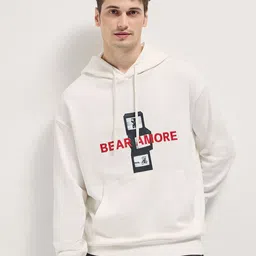THE BEAR HOUSE Men's Cotton Graphic Printed Hooded Sweatshirt-picture-27