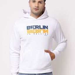 Red Tape Men White Printed Hooded Sweatshirt-picture-18
