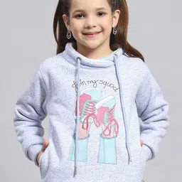 Monte Carlo Girls Graphic Printed Hooded Pullover Sweatshirt image 1