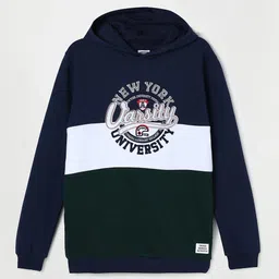 Fame Forever by Lifestyle Boys Green Colourblocked Sweatshirt-picture-37