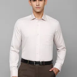 Louis Philippe Men Slim Fit Formal Cotton Shirt-picture-33