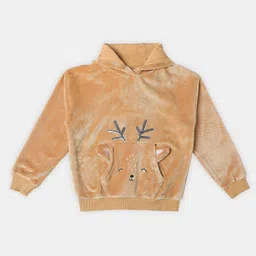 R&B Girls Graphic Embroidered Hooded Cotton Pullover Sweatshirt-picture-30