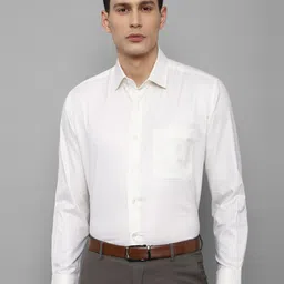 Luxure by Louis Philippe Men Regular Fit White Formal Shirt-picture-54