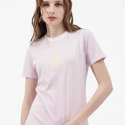 RAREISM Round Neck Cotton T-shirt-image-71