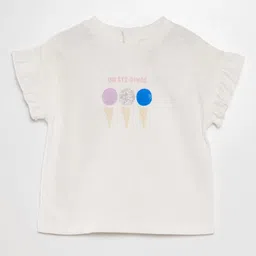 KIABI Girls Printed Extended Sleeves T-shirt-picture-51