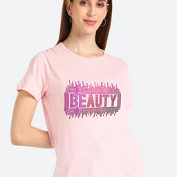 shashvi Women Pink Printed T-shirt-picture-36