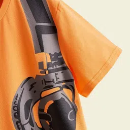 Dagcros Pack Of 2 Boys Graphic Printed Round Neck Pure Cotton T-shirt-picture-56