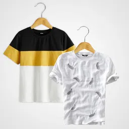 BAESD Boys Pack Of 2 Pure Cotton T-shirts image 1
