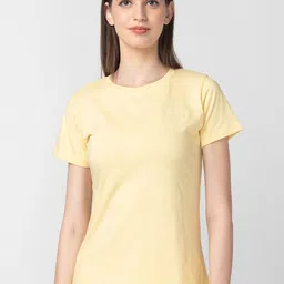 Candyskin Women Pure Cotton Athleisure T-Shirt-image-33