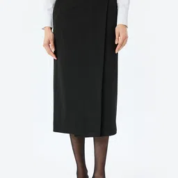 Koton Women Straight Midi Skirt-picture-39