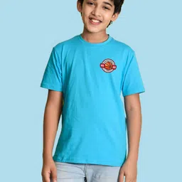 NUSYL Boys Graphic Print Round Neck T-shirt-picture-16