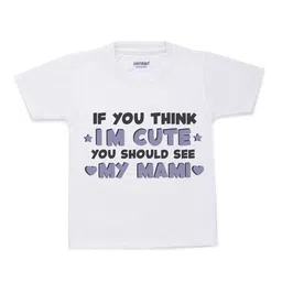 KNITROOT Kids White Typography Printed T-shirt-image-59