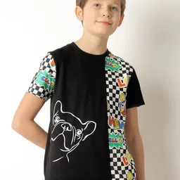Jack & Jones Junior Boys Graphic Printed Pure Cotton T-shirt-picture-23
