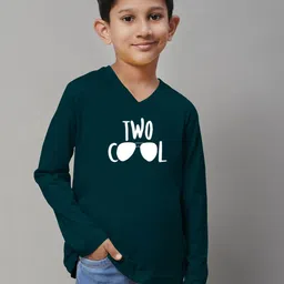 Friskers Boys Typography Printed V-Neck T-shirt-picture-43