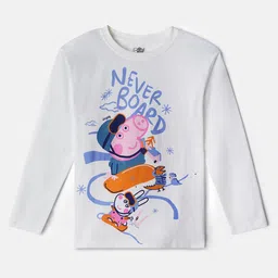 The Souled Store Infant Girls Peppa Pig Printed Pure Cotton T-shirt-picture-44