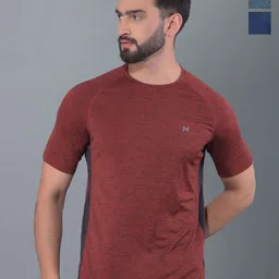 Force NXT Men Pack Of 3 Anti Odour Solid Round Neck Training or Gym T-shirt image 1