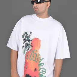CTRL+P Unisex Printed Extended Sleeves Applique T-shirt-picture-38