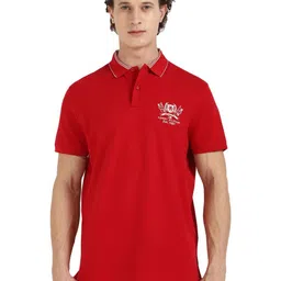 Tommy Hilfiger Men Solid Polo Collar Cotton T-shirt-picture-37