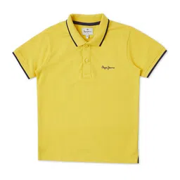 Pepe Jeans Boys Polo Collar Applique T-shirt image 1