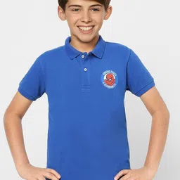 Jack & Jones Junior Boys Blue Polo Collar T-shirt-picture-20