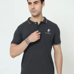 Masculino Latino Plus Polo Collar Bio Finish Cotton T-shirt-picture-11