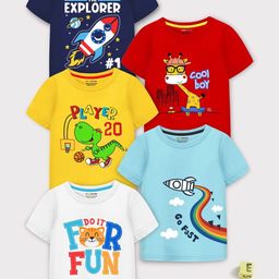 YK X Trampoline Boys 5 Printed Applique T-shirt-picture-26
