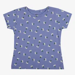 DYCA Girls Conversational Printed Round Neck Cotton T-shirt-picture-14