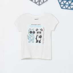 max Girls Printed Applique T-shirt-image-33