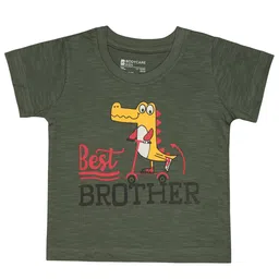 Bodycare Infant Boys Typography Printed Short Sleeves Cotton T-shirt-picture-36