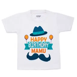 KNITROOT Kids White Typography Printed T-shirt-image-88