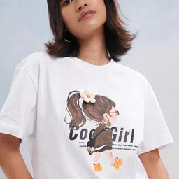 street by tokyo talkies Tokyo Talkies Women Graphic Printed Round Neck Cotton Relaxed Fit T-shirt-picture-22
