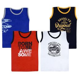FASLA Boys Pack of 4 Printed T-shirts-image-43