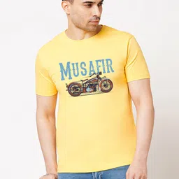 Wear Your Opinion Men Printed Applique T-shirt-picture-37