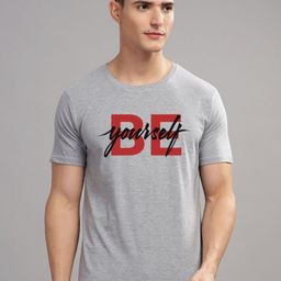 ADRO Men Typography Printed Applique T-shirt-picture-25