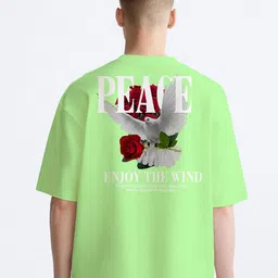 BAESD Men Typography Printed Applique T-shirt-picture-31