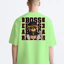 BAESD Men Typography Printed Applique T-shirt-picture-17