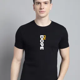 FBAR Typography Printed Round Neck Short Sleeve Cotton T-shirt image 1