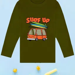 NUSYL Boys Graphic Printed Round Neck Cotton T-shirt-picture-54