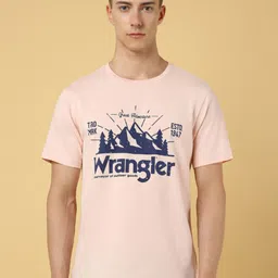 Wrangler Typography Printed Cotton T-shirt image 2