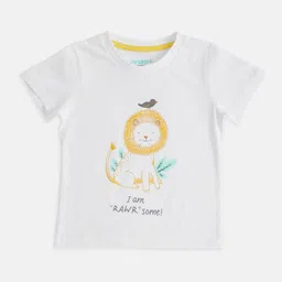 Pantaloons Baby Infant Boys Graphic Printed Cotton T-shirt-picture-47